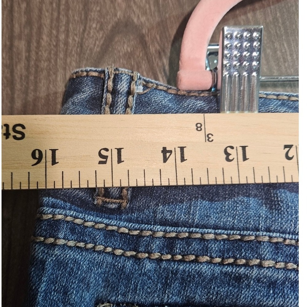 Nine West Cropped Mom Jeans Women Sz 6 Medium Wash Denim Straight Leg Retro #378 - Picture 4 of 7